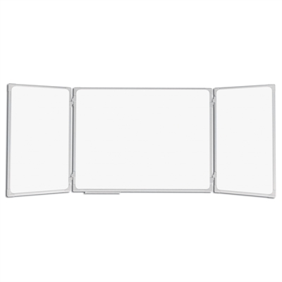 Whiteboard med 2 låger - 120x90 cm (240x90 cm)