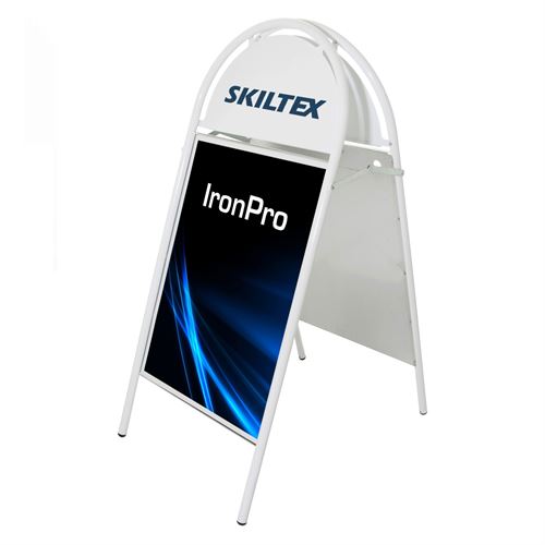 IronPro Hvid Gadeskilte