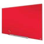 Nobo Widescreen 57" rød glastavle - 126x71 cm