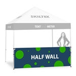 Halvvæg kit til 3x3 meter reklametelt - Med fuldfarve print 