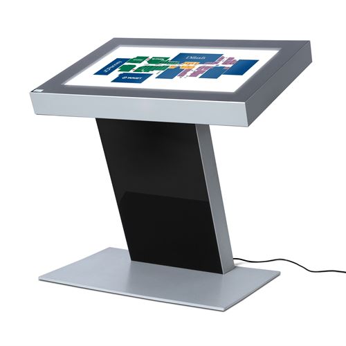 Fritstående digital infokiosk med Samsung Display.