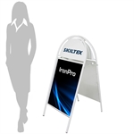 IronPro Hvid Gadeskilt - 50x70cm
