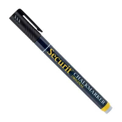 Kridt marker pen 1-2mm - SORT