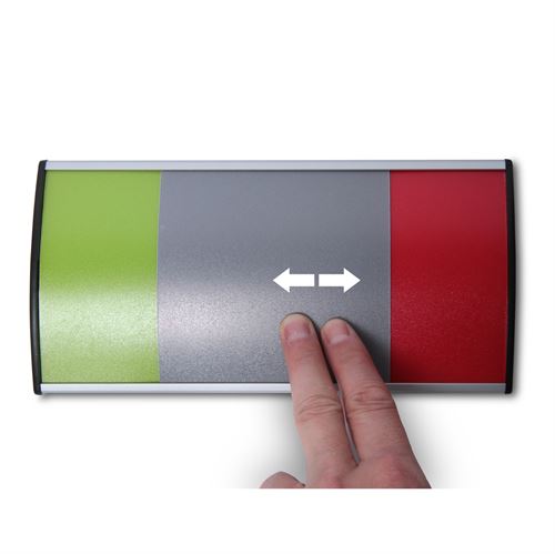 Ledig/optaget skilt - 109x215mm