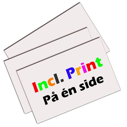 3mm alubond plade | Inkl. print på én side | 62,5 x 29,8 cm