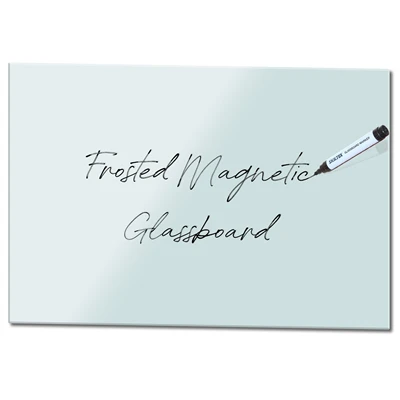 Magnetisk glastavle i diskret design