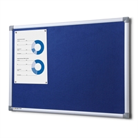 Opslagstavle blå filt - 60x45 cm
