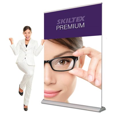 PREMIUM roll up banner - inkl. print - 120 x 200 cm