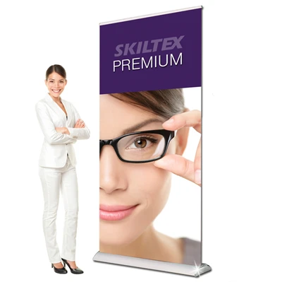 PREMIUM roll up banner - inkl. print - 85 x 200 cm - Med hurtig levering