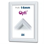 Hvid A4 klikramme med 14 mm profil