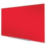 Nobo Widescreen 85" rød glastavle - 188x106 cm