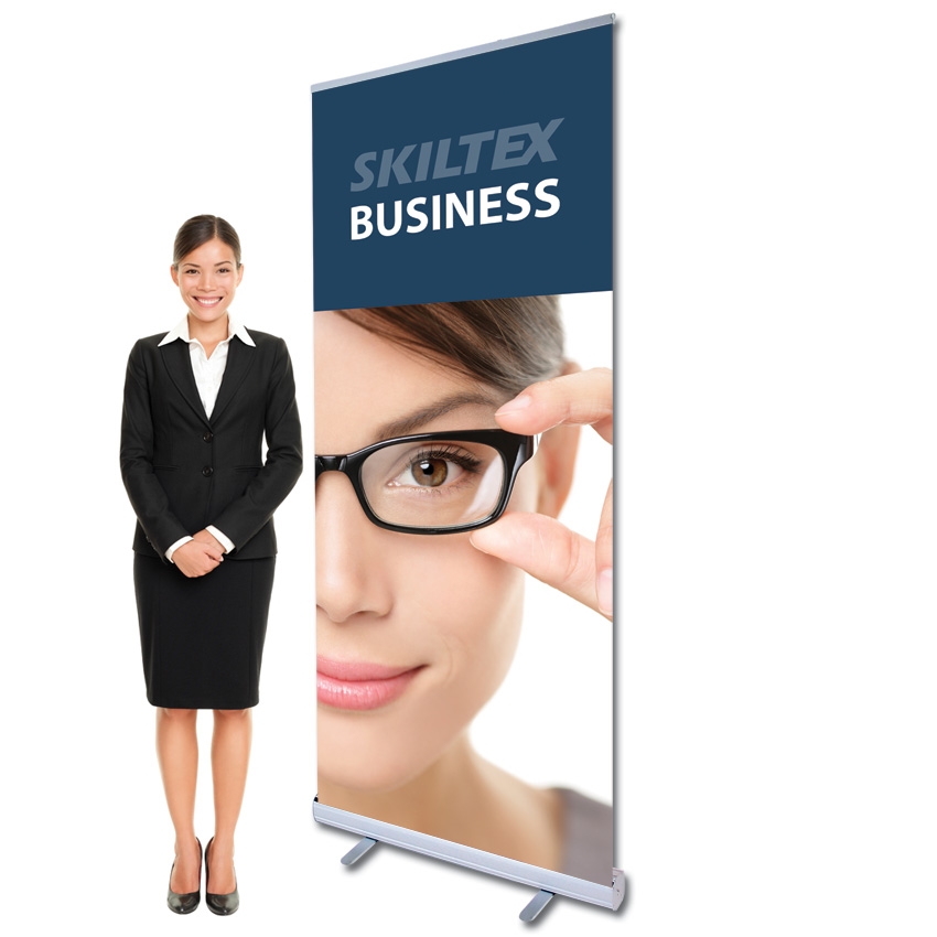 BUSINESS roll up banner inkl. print - 80 x 200 cm