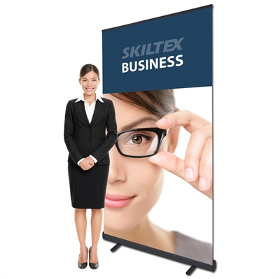 BUSINESS sort roll up banner inkl. print - 100 x 200 cm