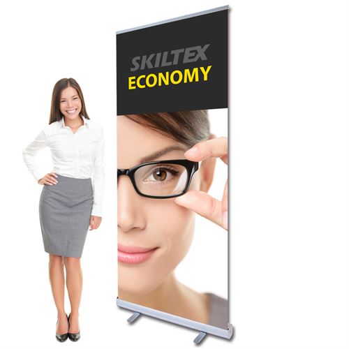 ECONOMY roll up banner inkl. print
