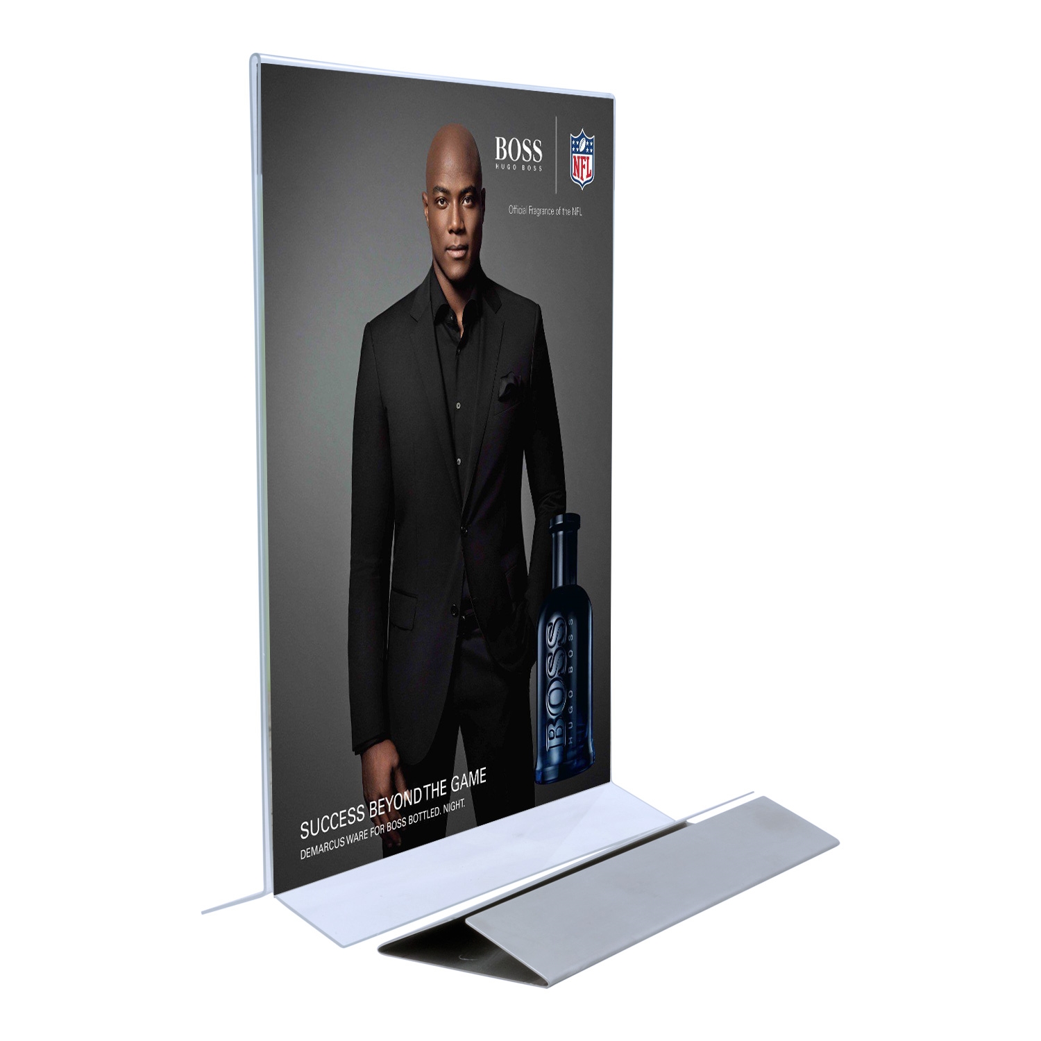 A4 Premium Rustfri Stål Menuholder | Skiltex.dk