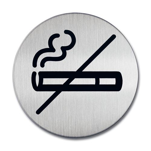 Rygning forbudt skilt - Rundt pictogram
