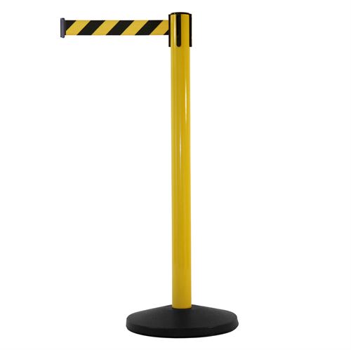 SafetyMaster afspærringsstolpe med bånd