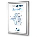 EasyFix Selvklæbende Klikramme med 25mm profil - A3