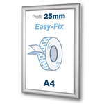 EasyFix Selvklæbende Klikramme med 25mm profil - A4