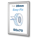 EasyFix Selvklæbende Klikramme med 25mm profil - 50x70 cm