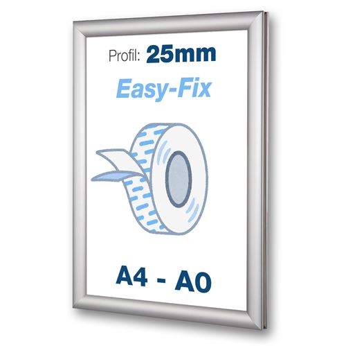 EasyFix Selvklæbende Klikrammer med 25mm profil