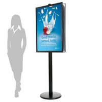 Sort ProStand 102 - Dobbeltsidet Plakatstativ - 70x100 cm