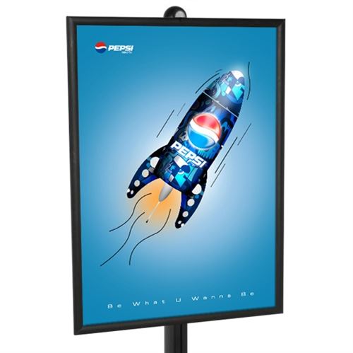 Sort klikramme til Prostand Displays