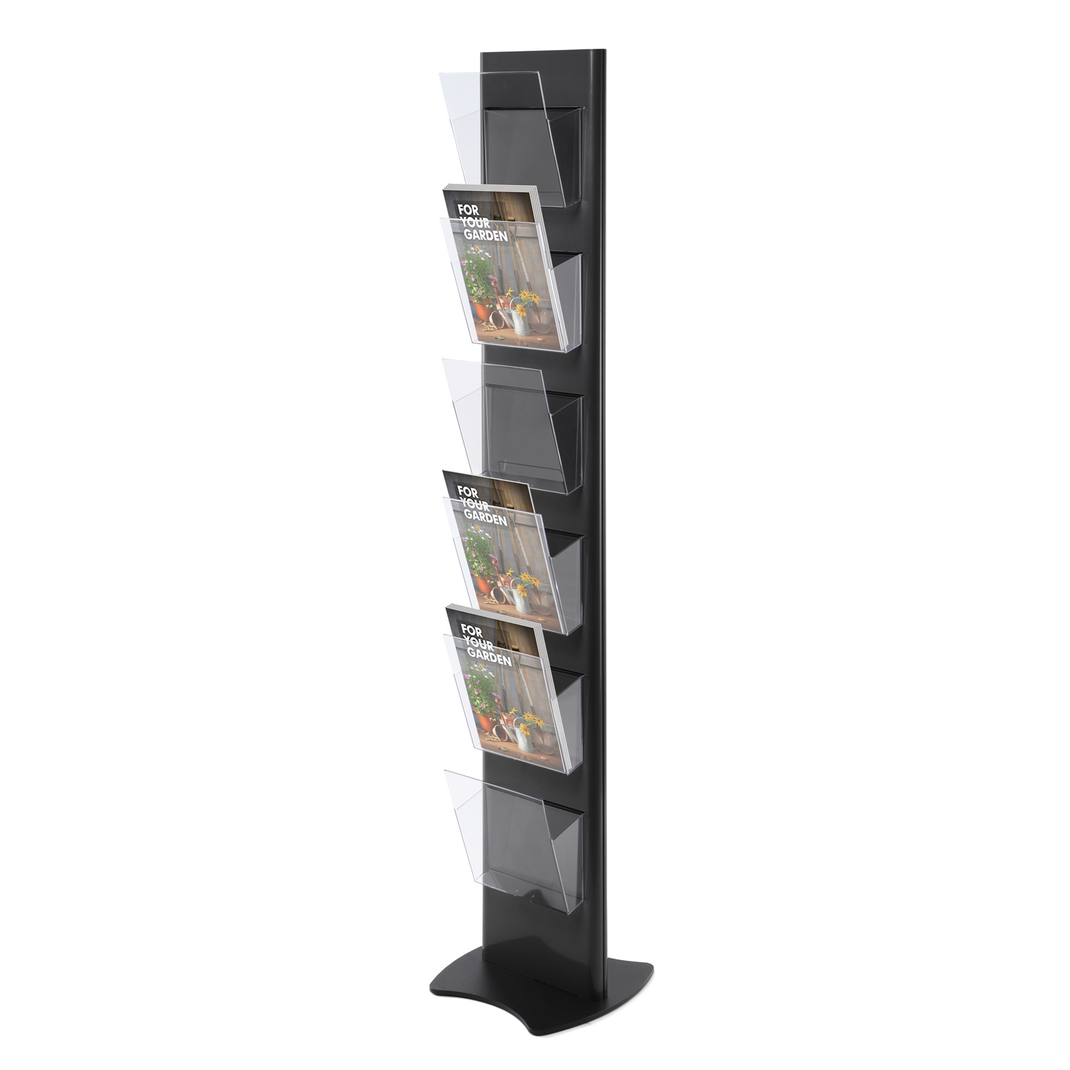 Torre sort 6xA4 brochurestativ