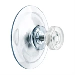 Sugekop med plastmøtrik i klar PVC