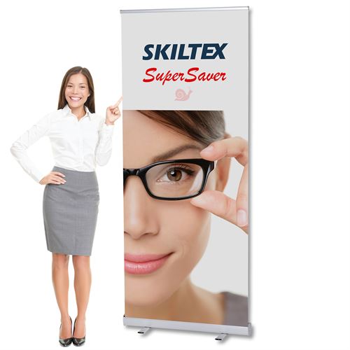 SuperSaver roll up banner inkl. print - 85 x 200 cm