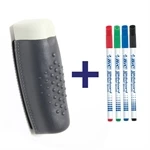 Tavlevisker / penneholder - Inkl. 4 whiteboard marker