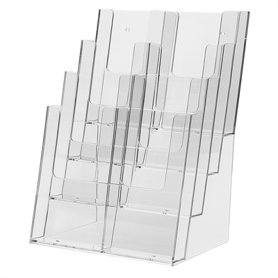 Taymar® Akryl 8-rum Brochureholder  - A6 / M65