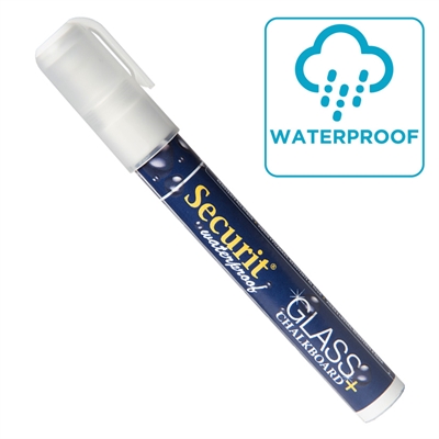 Waterproof kridt marker pen 2-6mm - HVID