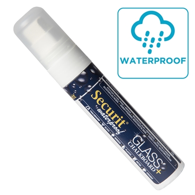 Waterproof kridt marker pen 7-15mm - HVID