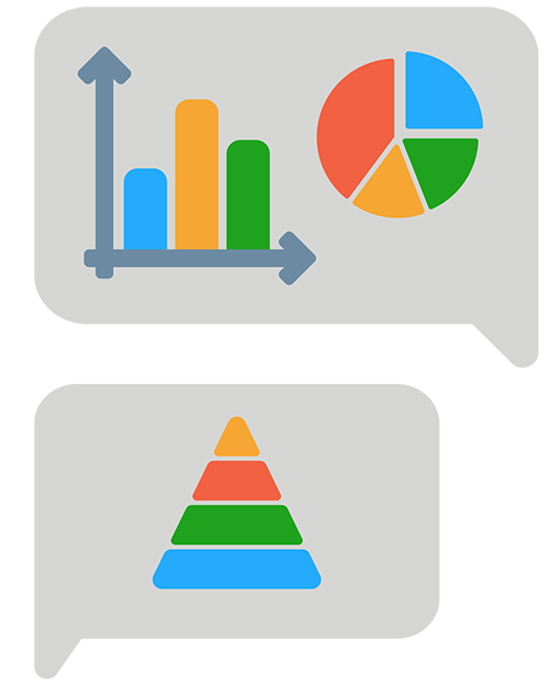 Illustration af dataindsigt og statistik