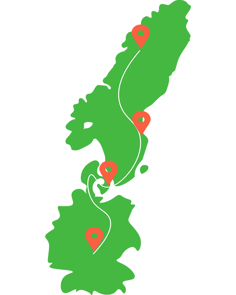 Landekort grafik